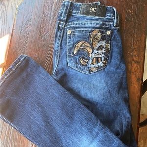 MISS ME  Dark Blue Boot Cut Jeans